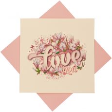 Quilled I Love You Card