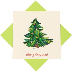 Quilled Xmas Tree Card