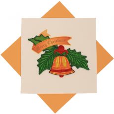 Quilled Christmas Bell Card