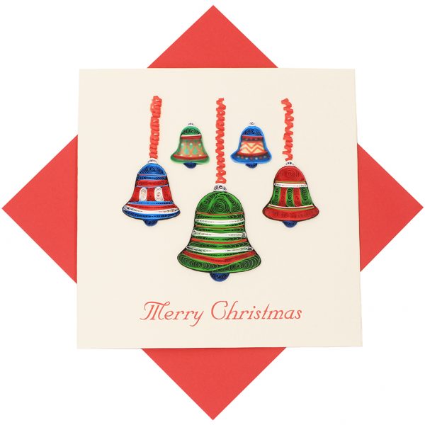 Quilled Ornaments Christmas Card