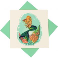 Quilled Sea Mermaid Card