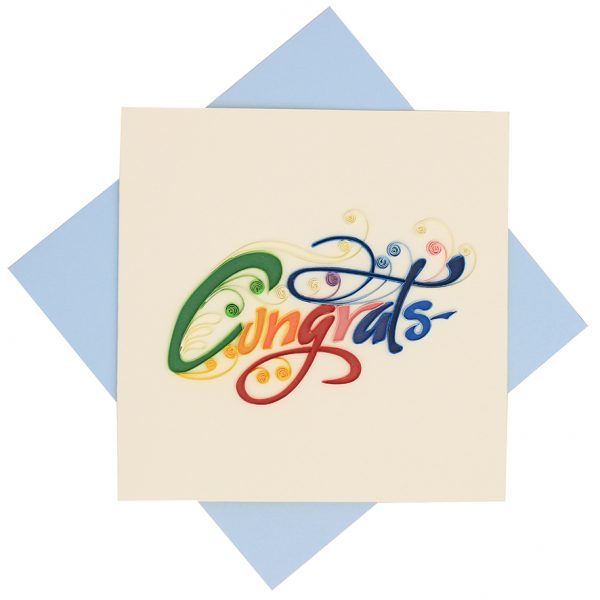 Quilled Congrats Greeting Card