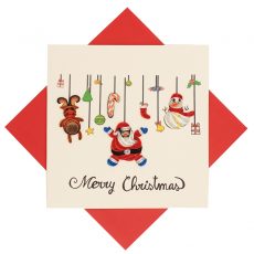 Quilled Decoration Christmas Card